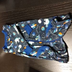 Free with purchase Unisex Space Dino Footie